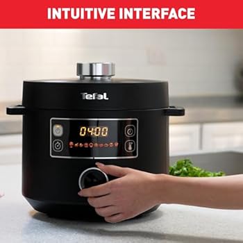 ティファールCooker Compact Multi Cooker ラクラ・クッカー コンパクト電気圧力鍋（1台12役） ホワイト